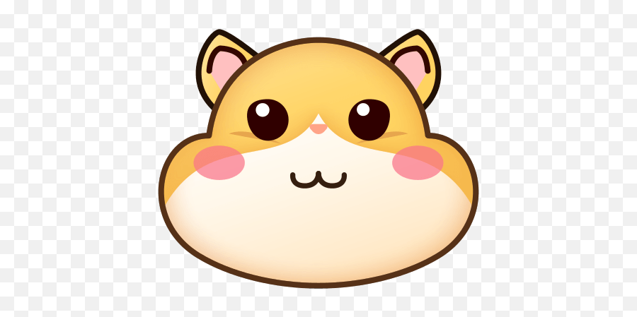 Hamster Face Emoji For Facebook Email Sms - Hamster Face Png,Paintbrush Emoji