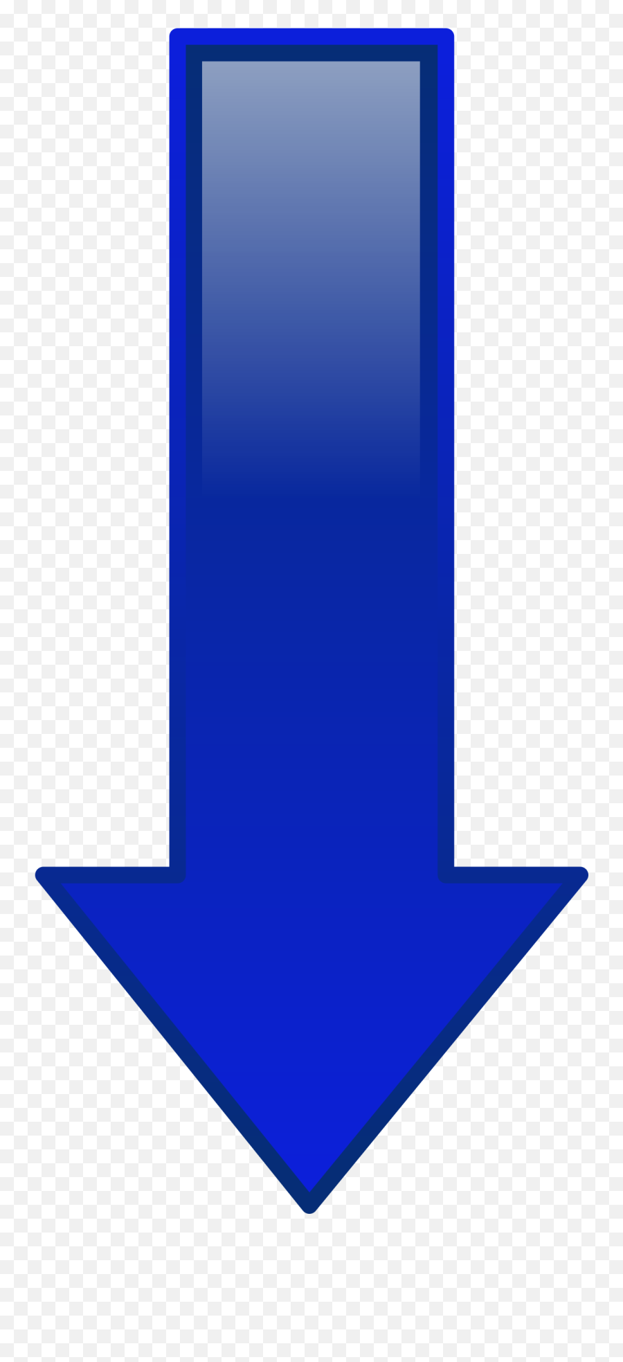 Pointing Down Symbol - Blue Down Arrow Png Emoji,2 Question Marks And A Down Arrow Emoji