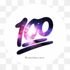 Galaxy 100 Emoji - Png Transparent