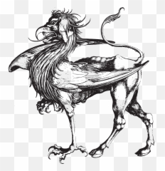Griffin Mythical Creature Fantasy - Creatures Drawings Emoji