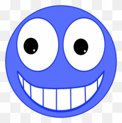 The Blue 1 - Clip Art Emoji,Blue Emoticon
