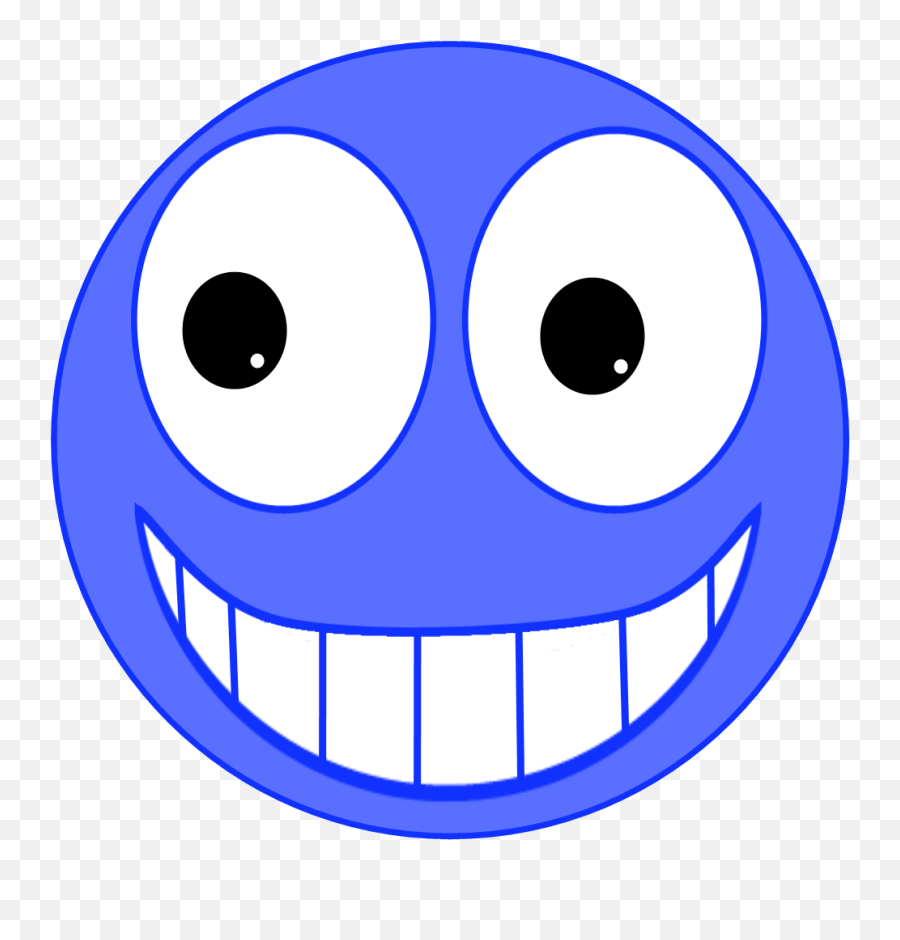 The Blue 1 - Clip Art Emoji,Blue Emoticon