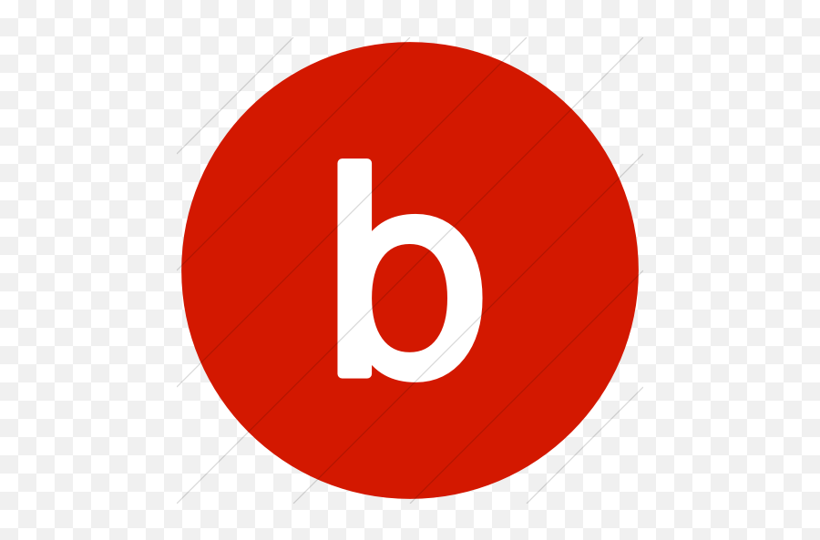 Letter B Icon At Getdrawings - Logo Pinterest Circular Png Emoji,Red B Emoji