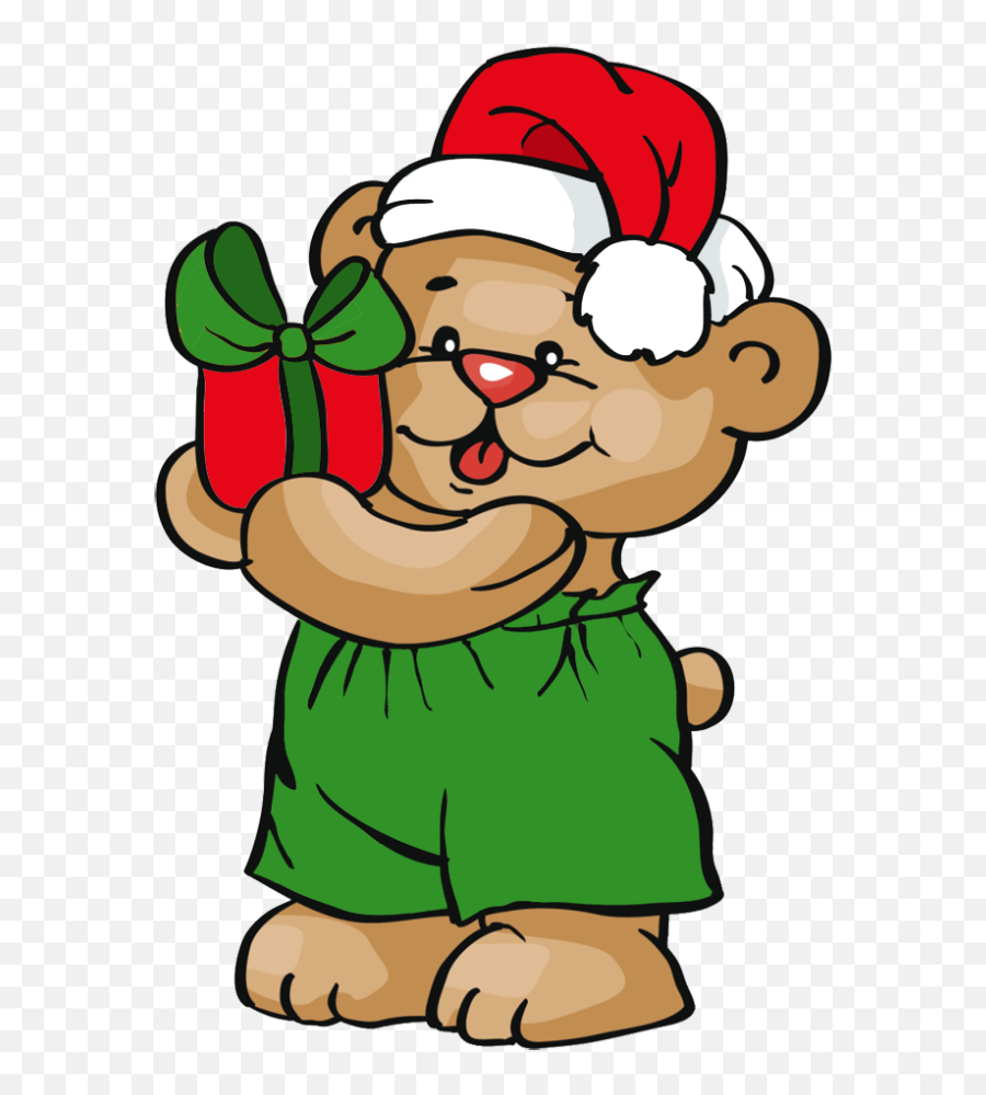 Christmas Teddy Bear Cute Teddy Bears - Cute Christmas Teddy Bear Clip Art Emoji,Santa Sleigh Emoji