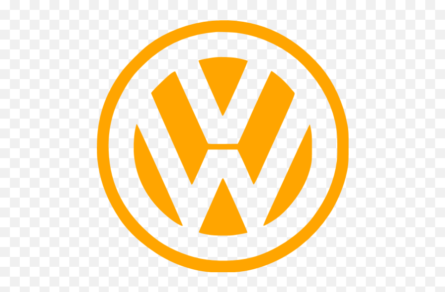 Free Orange Car Logo Icons - Transparent Background Volkswagen Logo Emoji,Audi Logo Emoji