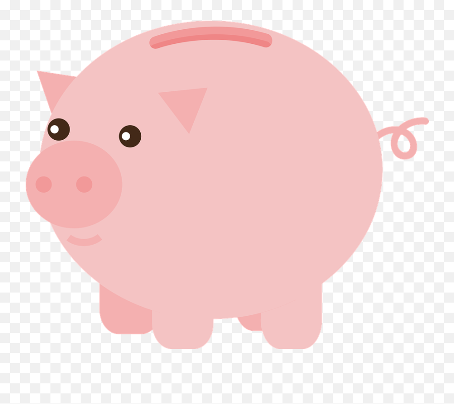 Piggy Bank Pork - Transparent Background Piggy Bank Clipart Emoji,Pig Money Emoji