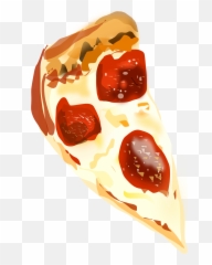 Pizza Clipart Slice Transparent - Vector Png Pepperoni Free Emoji