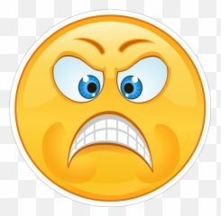 Crazy Angry Emoji Sticker - Mad Face Emoji,Angry Emoji