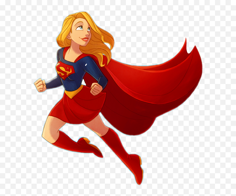 Supergirl Superhero Superpower Girlpower - Superhero Emoji,Supergirl Emoji  - free transparent emoji 