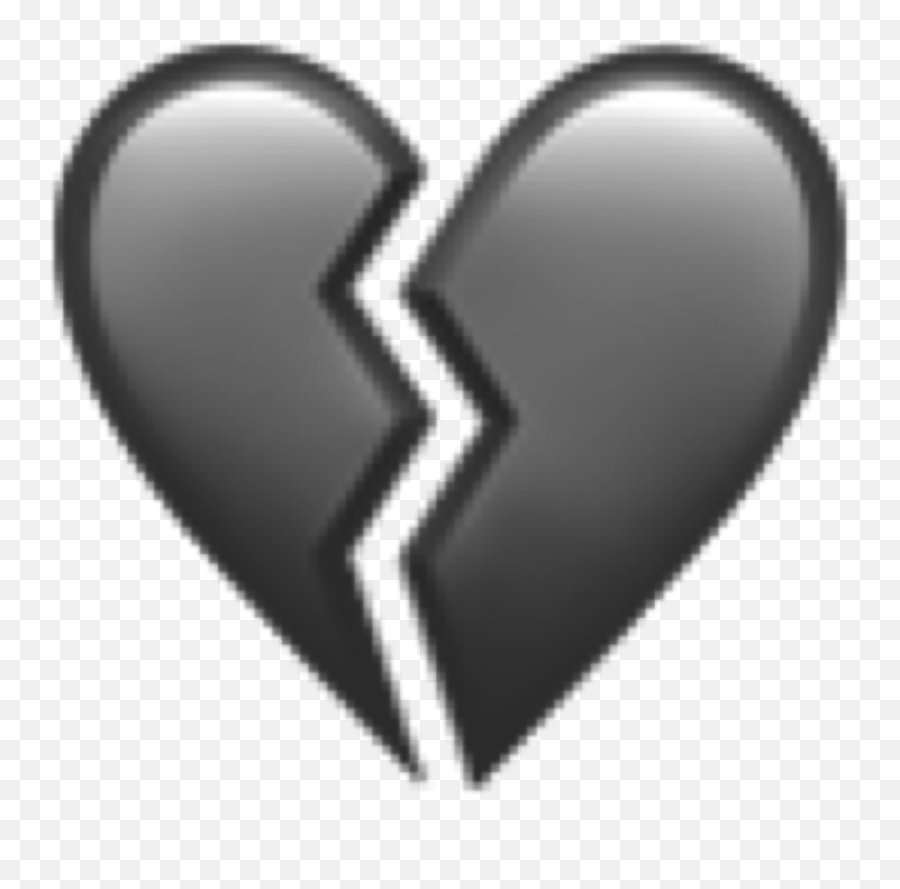 Broken Heart Hearts Brokenheart Emoji,Grey Heart Emoji