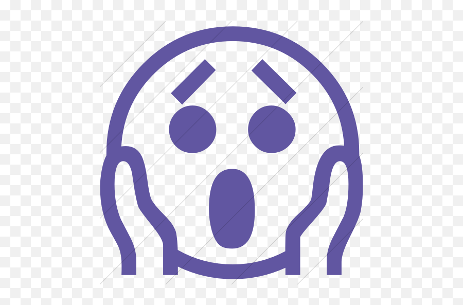 Simple Purple Classic Emoticons Face - Emoji,Purple Emoticons