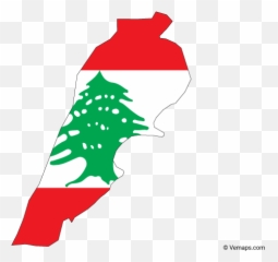 Flag Map Of Lebanon - And Emoji