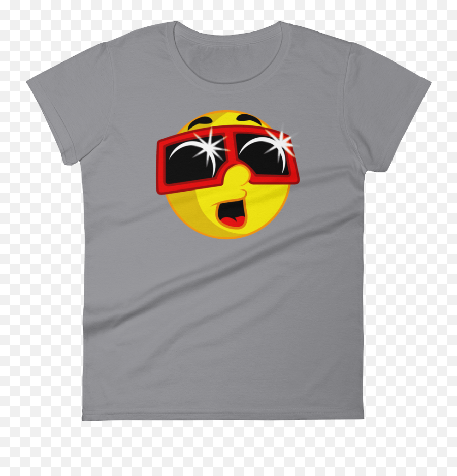 Womens Solar Eclipse Short Sleeve T - Short Sleeve Emoji,Solar Eclipse Emoji