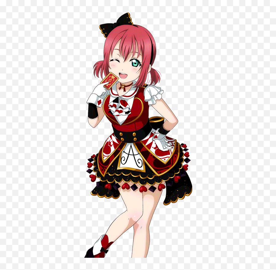 Kach Again On Twitter - Ruby Love Live Cards Clipart Full Love Live Ruby Cards Emoji,Ruby Emoji