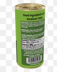 Smartz All - Natural Tea Latte Matcha 825oz Round Tin Cylinder Emoji,Green Tea Emoji