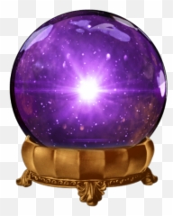 Crytalball Crystal Ball Bola Cristal Magic Magia Sorcer - Psychic Crystal Ball Transparent Background Emoji,Crystal Ball Emoji