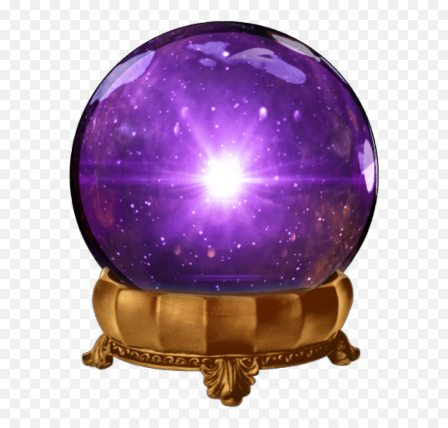 Crytalball Crystal Ball Bola Cristal Magic Magia Sorcer - Psychic Crystal Ball Transparent Background Emoji,Crystal Ball Emoji