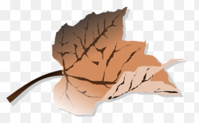 Brown Autumn Leaf Vector Clip Art - Dead Leaves Clipart Emoji,Fallen Leaf Emoji
