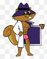 Secret Squirrel Cartoon Emoji
