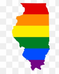 Lgbt Flag Map Of Illinois - Illinois Electoral Map 2016 Emoji,Lgbt Flag Emoji