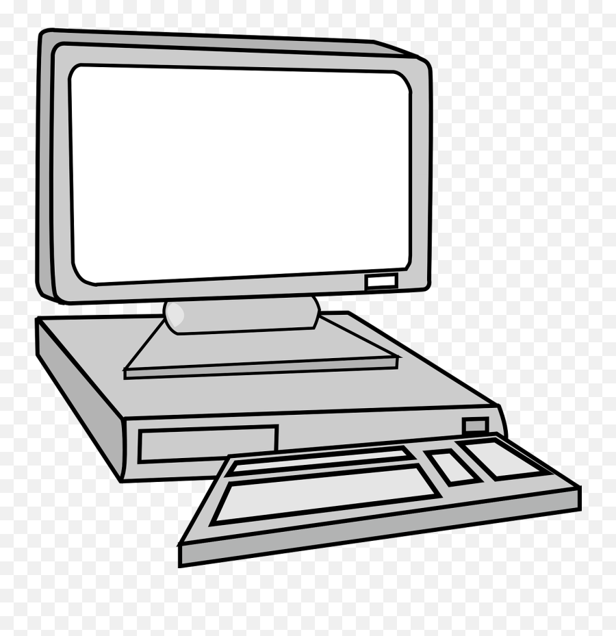 Computer Desktop Monitoring Keyboard Pc - Black And White Computer Emoji,Computer Keyboard Emojis