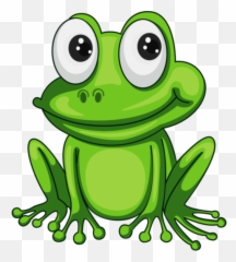 Mq Green Frog Frogs Toad - Transparent Background Clipart Png Emoji