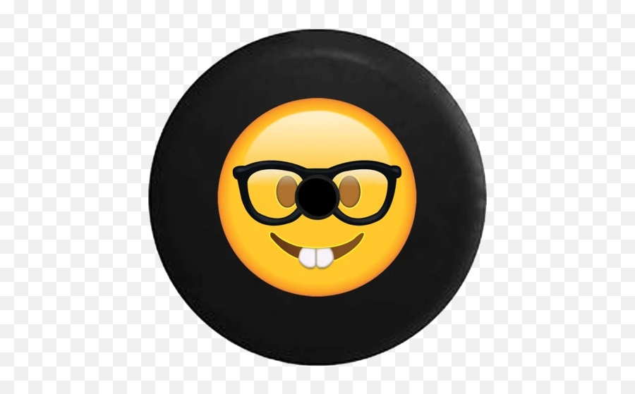 Glasses Text Emoji Face Rv Camper - Nerd Emoji,Emoji 97