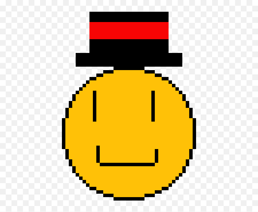 Pixilart - Smiley Emoji,Top Hat Emoticon