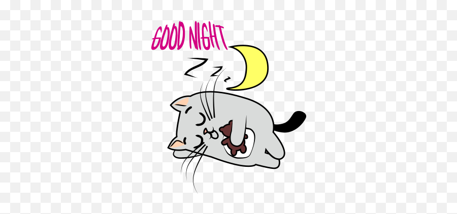 Cute Cats Emoji For Imessage - Cartoon,Cute Goodnight Emoji Texts