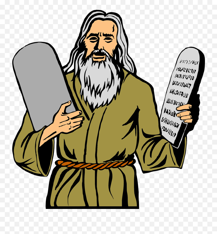 Moses Clipart Twice Moses Twice - Clipart Moses And Ten Commandments Emoji,Twice Emoji