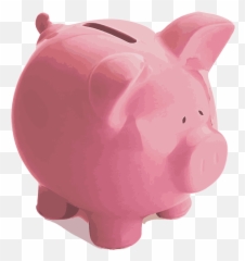 Pig Piggy Bank Pink Finance Money - Transparent Background Piggy Bank Png Emoji,Pig Money Emoji