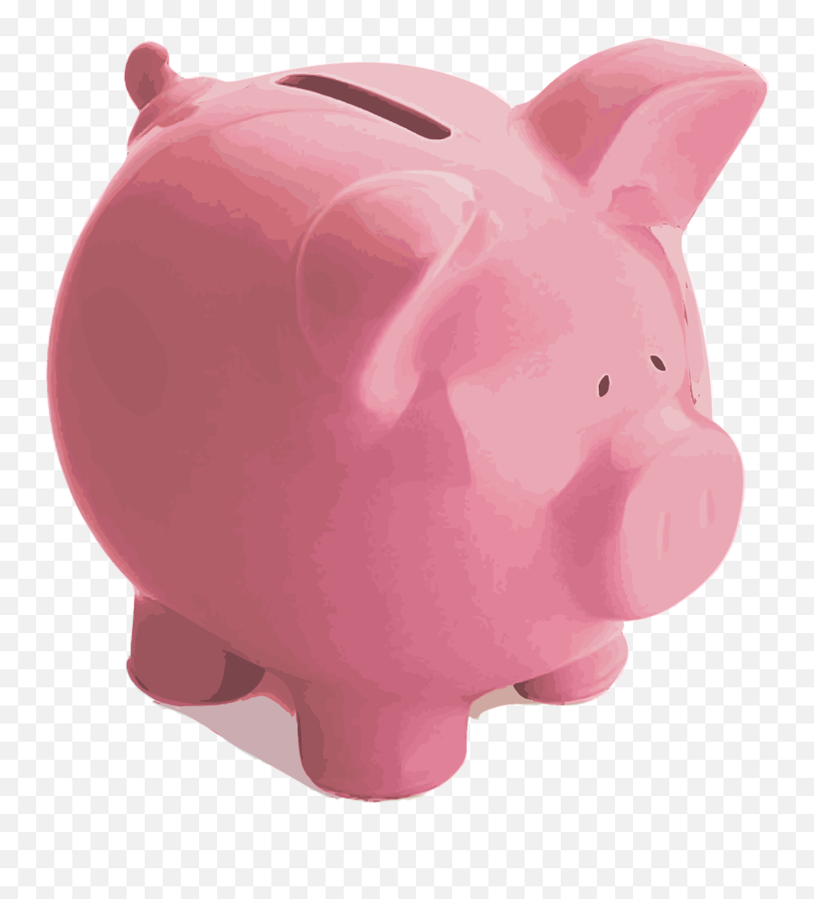 Pig Piggy Bank Pink Finance Money - Transparent Background Piggy Bank Png Emoji,Pig Money Emoji