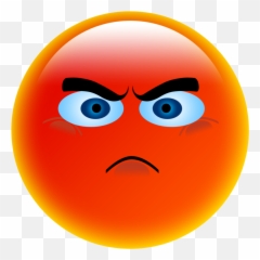 Mq Red Angry Emoji Emojis - Transparent Background Angry Emoji,Angry Emoji