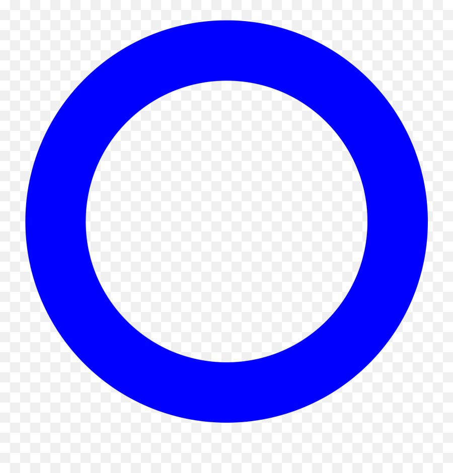 Blue Ring Clipart - Circle Emoji,Blue Circle Emoji
