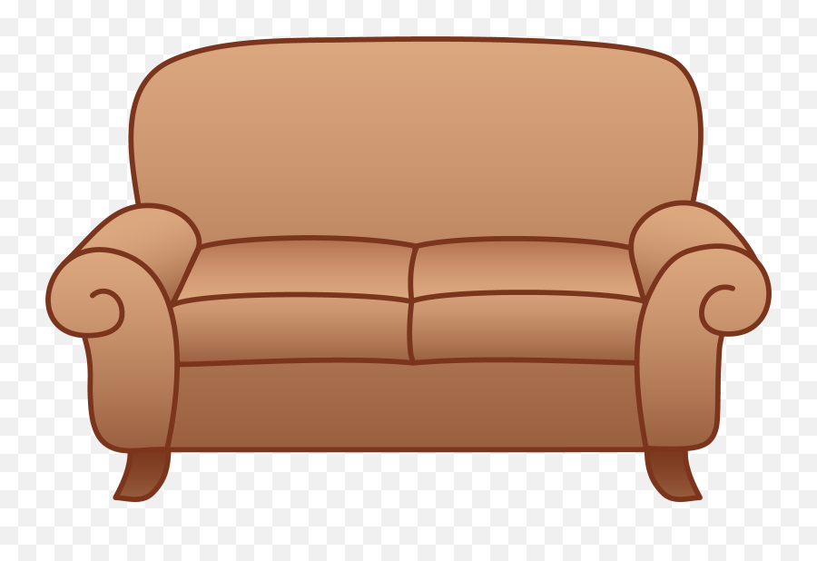 Couch Clipart - Sofa Clipart Emoji,Couch Emoji