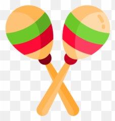 Maracas Clipart Transparent - Background Png Emoji