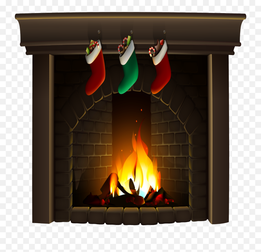 Christmas Fireplace - Christmas Fireplace Transparent Background Emoji,Fireplace Emoji