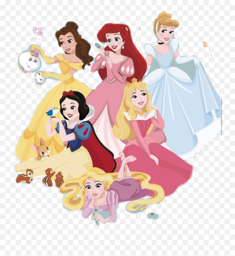 Disney Princess Disneyprincess Cinderella Belle Arielle - Happy Birthday Cards Disney Emoji,Disney Princess Emoji