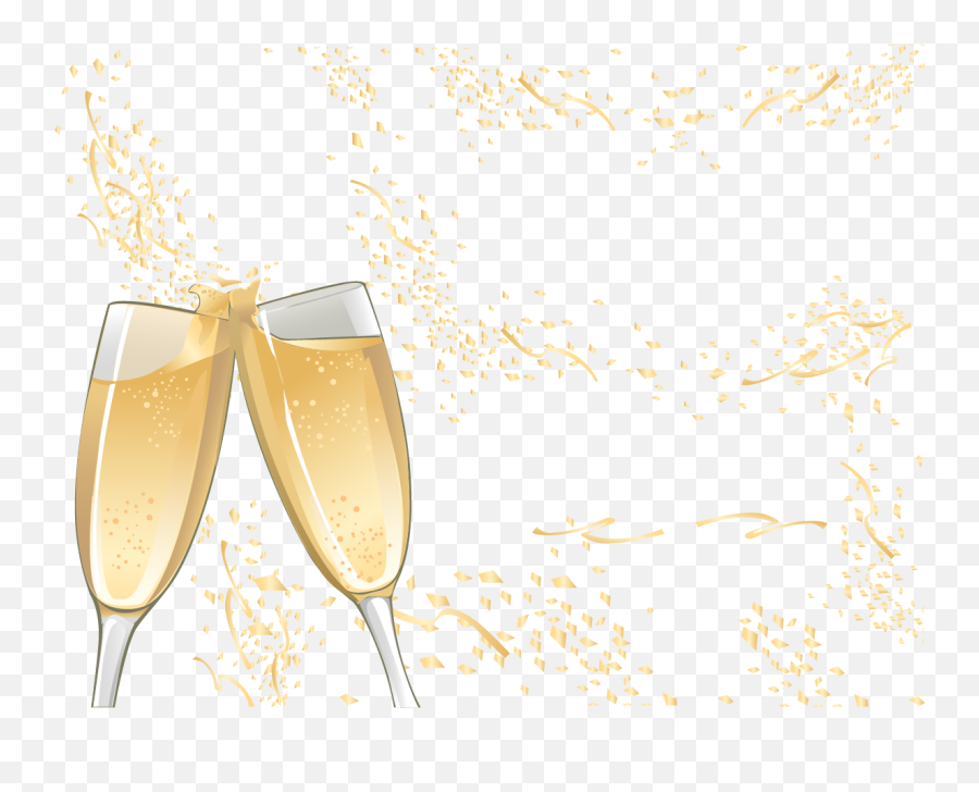Champagne Glass Yellow - Celebration Toast Png Download Wine Glass Celebration Png Emoji,Champagne Toast Emoji
