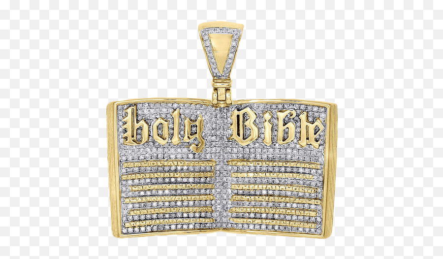 Gold Holy Bible Pendant Png Official Psds - Locket Emoji,Holy Bible Emoji