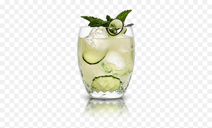 Cointreau Cucumber Mint Fizz - Cocktail Emoji,Mojito Emoji