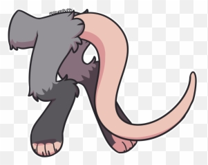 Possum Booty - Cartoon Emoji,Possum Emoji