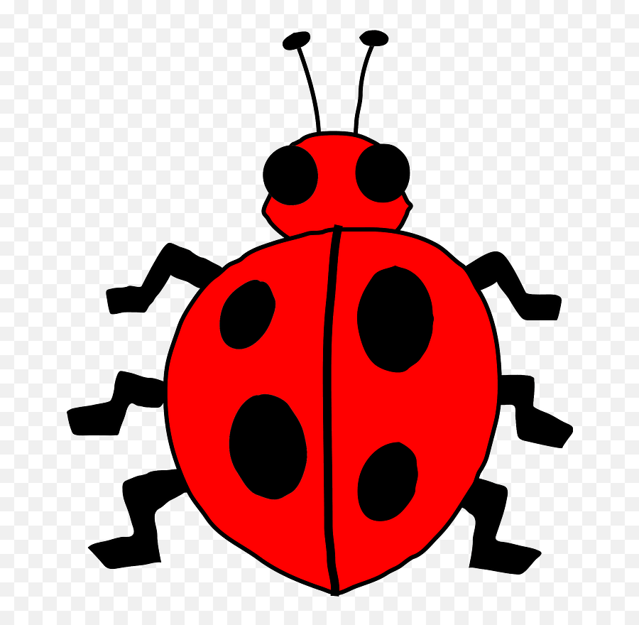 Ladybug Clipart - Clipart Picture Of A Bug Emoji,Ladybug Emoji