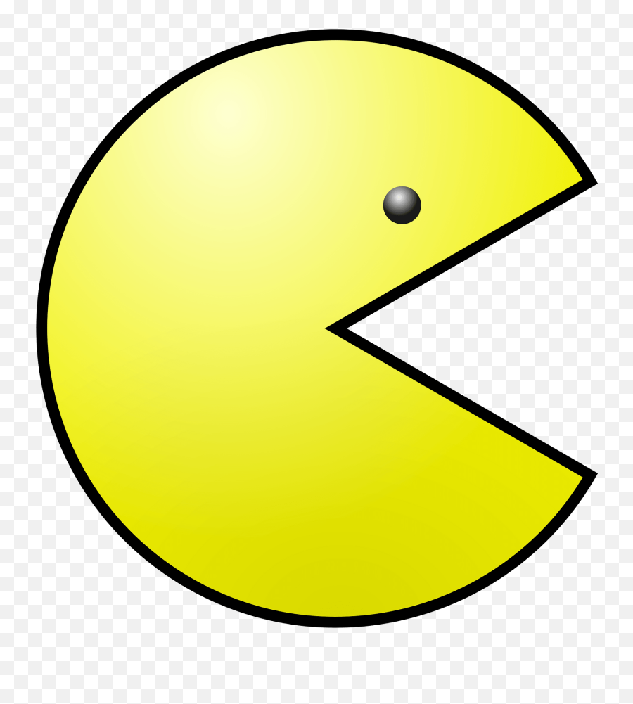 Pacman Clipart - Pac Man Stock Icon Emoji,Pac Man Emoji