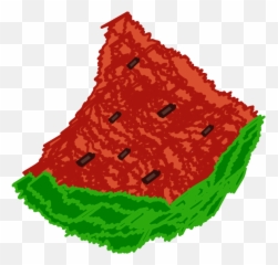 Rough Watermelon - Illustration Emoji