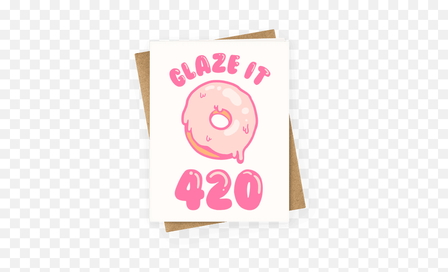 Donuts Greeting Cards Lookhuman - Glaze Puns Emoji,Doughnut Emoji