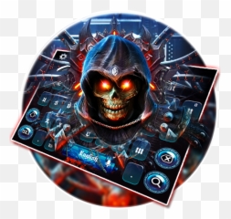 Horror Metal Skull Keyboard Theme u2013 Applications sur Google Play - Fictional Character Emoji