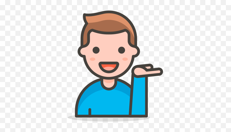 Man Tipping Hand Free Icon Of 780 - Man Shrugging Icon Png Emoji,Emoji With Hand On Chin