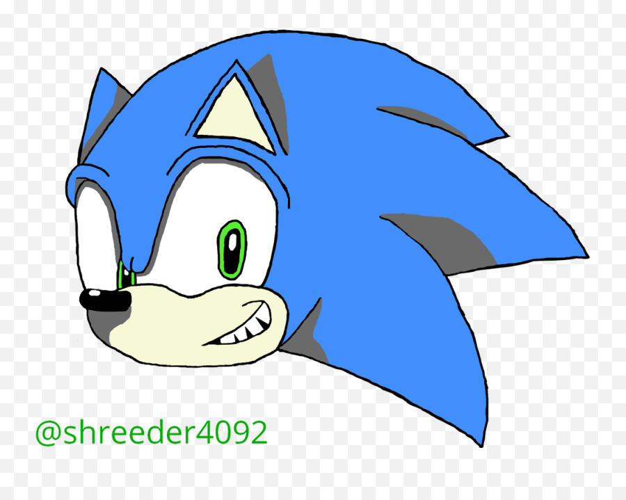 Sonic The Hedgehog - Modern Sonic By Shreeder4092 On Newgrounds Drawing Modern Sonic The Hedgehog Emoji,Sonic The Hedgehog Emoji