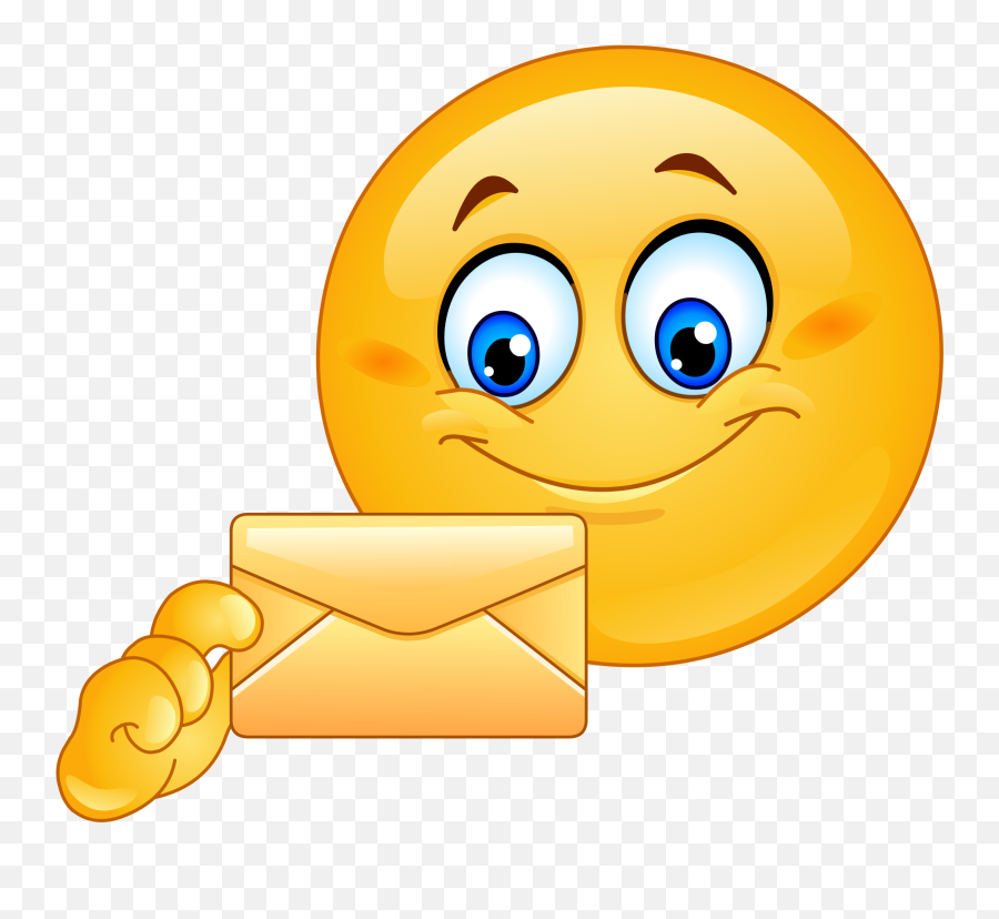 Letter Emoji Decal - Smiley Envelope,Letter Emoji